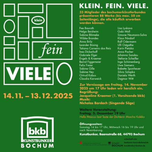 Klein. Fein. Viele.