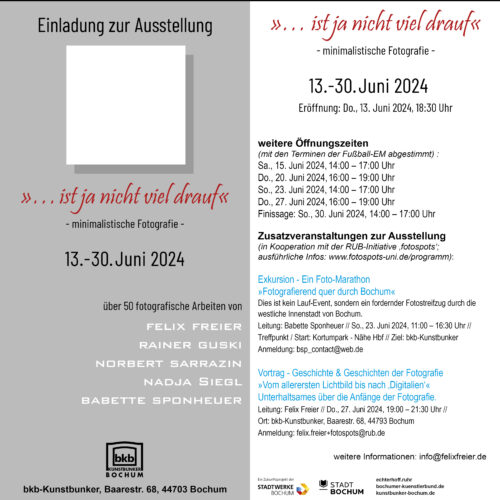 … ist ja nicht viel drauf